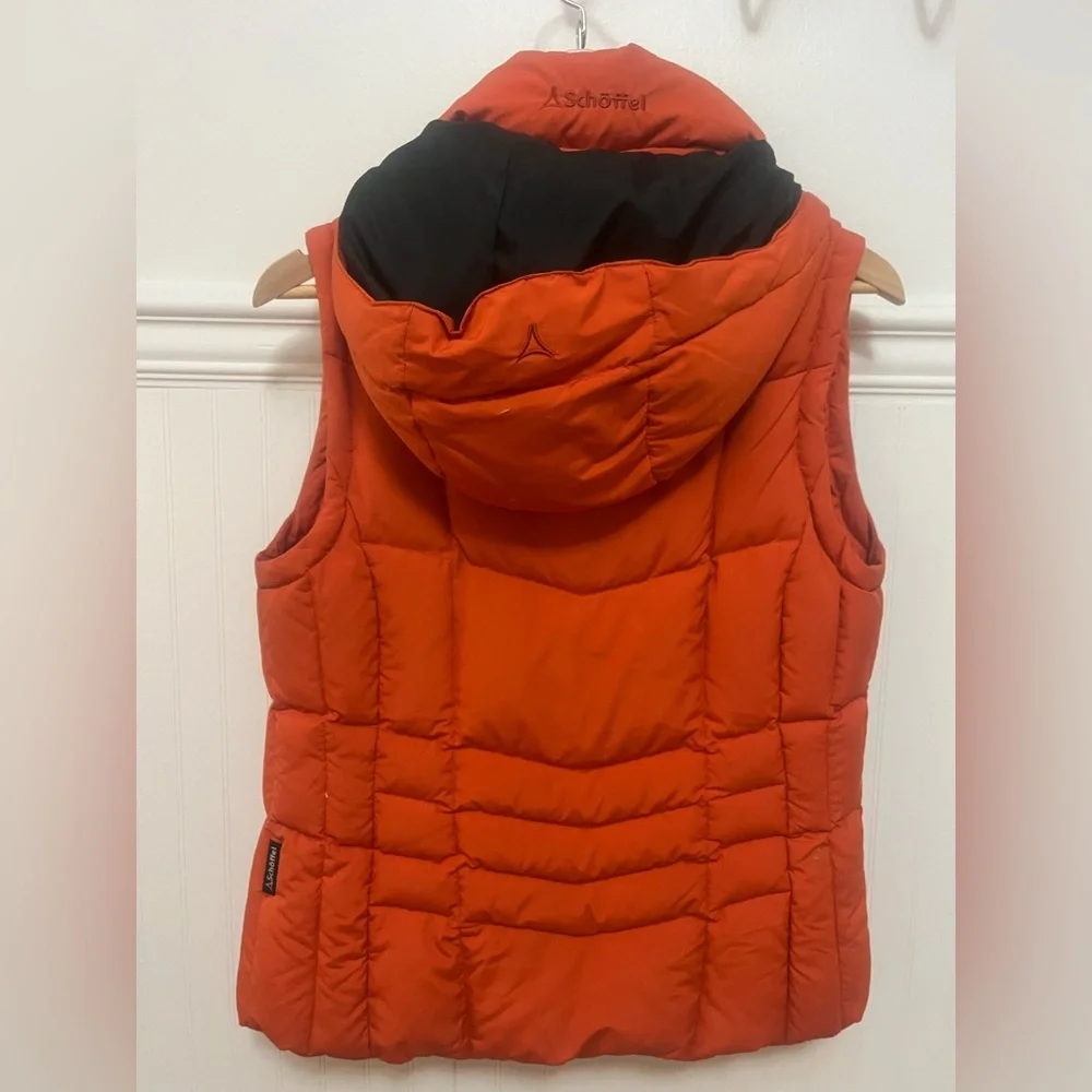 Schoffel Women's Orange Puffer Vest Ski Gilet - Picture 4 of 4